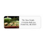 Happy Holidays Card Envelope  Label