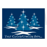 Happy Holidays Cards Classic Blue Christmas Cards