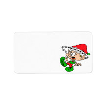 Happy Holidays Cards Self Adhesive Labels
