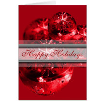 Happy Holidays Christmas Card
