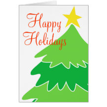 Happy Holidays Christmas Card