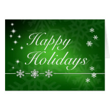 Happy Holidays - Christmas Greeting Card