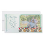 Happy Holidays Christmas Scene Photo Card