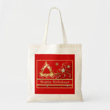 Happy Holidays Christmas Tree Bags