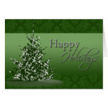 Happy Holidays Christmas Tree Card cards