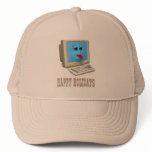 HAPPY HOLIDAYS COMPUTER HAT -