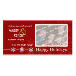 Happy Holidays Custom Family Photo Cards