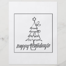 Happy Holidays Custom Flyer