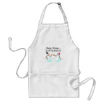 Happy Holidays Drink Up Bitches Snowman Aprons