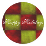 Happy Holidays envelope seal