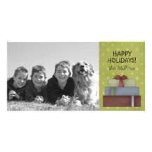 Happy Holidays Family Photo Cards