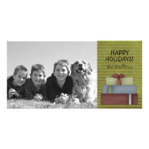 Happy Holidays Family Photo Cards