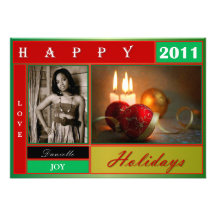 Happy Holidays from Dani Personalized Invitation