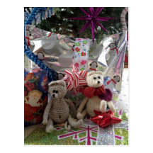 Happy Holidays from Fransciuos and Lennart! Postcard