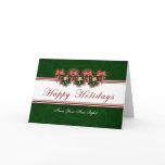Happy Holidays - From Hair Stylist Card
