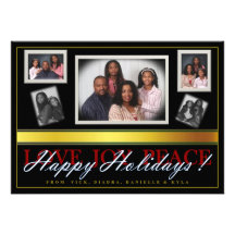 Happy Holidays from the James Announcement