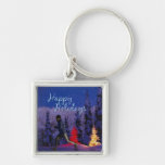 Happy Holidays - Male Runner Keychains