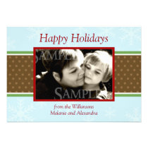 Happy Holidays Photo Template invitations