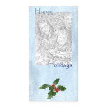 Happy Holidays  photo template Customized Photo Card