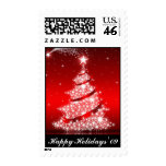 Happy Holidays Postage Stamps