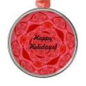 Happy Holidays Red Premium Ornament