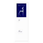 Happy Holidays - reindeer gift tag business cards