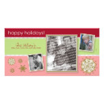 Happy Holidays Snowflake Sweet 3-Photo :: 02 Custom Photo Card