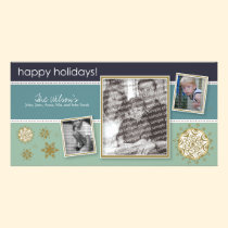 Happy Holidays Snowflake Sweet 3-Photo :: 05 photo cards