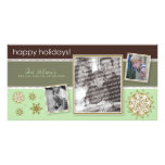 Happy Holidays Snowflake Sweet 3-Photo :: 06 Custom Photo Card