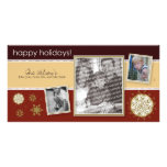 Happy Holidays Snowflake Sweet 3-Photo :: 08 Personalized Photo Card