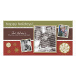 Happy Holidays Snowflake Sweet 3-Photo :: 09 Photo Card Template