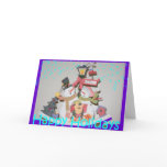 Happy Holidays snowman card