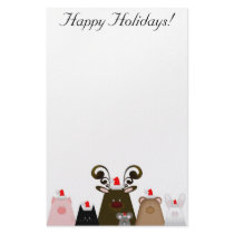 Happy Holidays Stationery