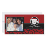 Happy Holidays Unique Santa Photo Custom Photo Card