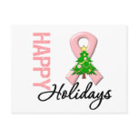 Happy Holidays Uterine Cancer Awareness postcards