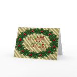 Happy Holidays Wreath Greeting Cards