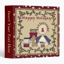 Happy Holidays Xmas Avery Binder