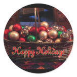 Happy Holidyas Round Sticker