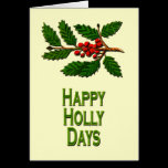 Happy Holly Days cards