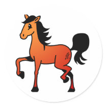 Happy Horse Sticker