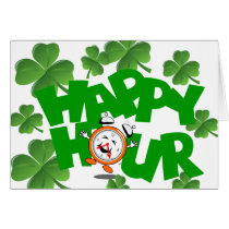 Happy hour greeting cards