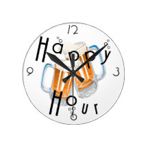 Happy Hour Wall Clock
