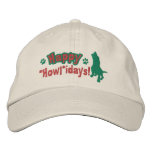 Happy Howlidays Embroidered Hat embroidered hats