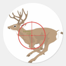 Happy Hunting Ground Round Sticker
