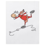 happy ice skating cow flyers