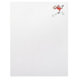 happy ice skating cow letterhead