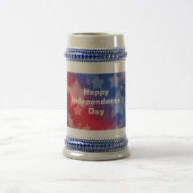 Happy Independence Day Beer Stein Mug