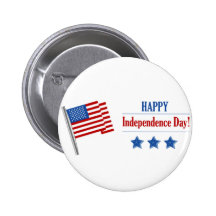 Happy Independence Day Button