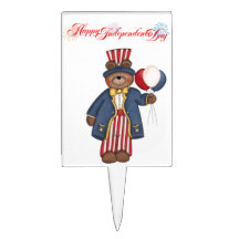 Happy Independence Day Cake Picks