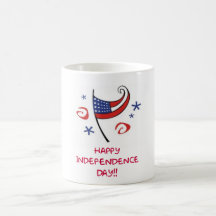 Happy Independence Day Mugs